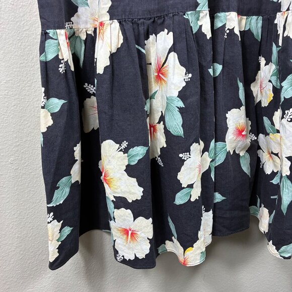 VTG 60s/70s Malihini Hawaii Floral Hawaiian Dress Size Small Coastal - Picture 2 of 10